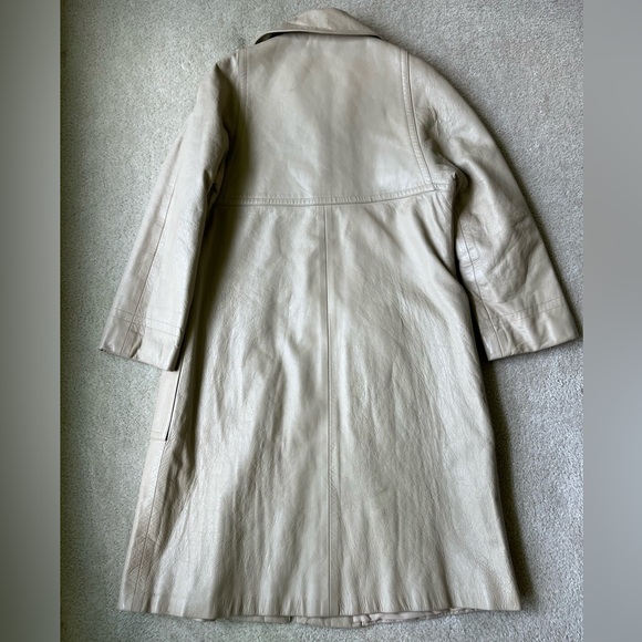 Bonnie Cashin Leather Trench Coat w/ Coin Purse - Picture 9 of 16